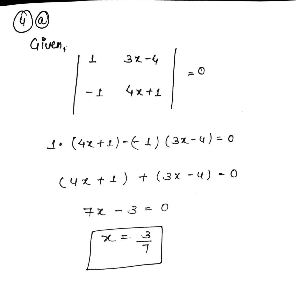 Algebra homework question answer, step 1, image 1